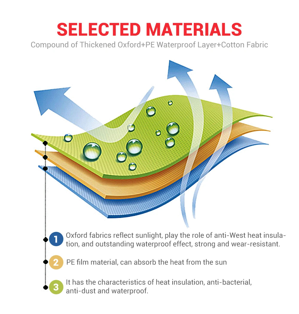 Motorcycle Cover Waterproof All Season Motorbike Cover Dustproof UV Protective Outdoor Indoor Moto Scooter Motorbike Rain Cover