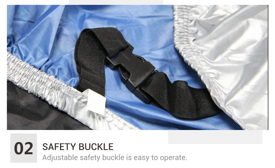 Motorcycle Cover Waterproof All Season Motorbike Cover Dustproof UV Protective Outdoor Indoor Moto Scooter Motorbike Rain Cover