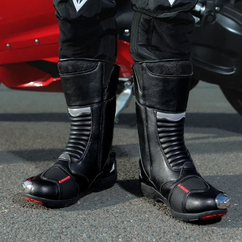 Professional Motocross Mid-Calf Long High Ankle Off-Road Racing Moto Rider Protective Shoes Men Woman Motorcycle Boots