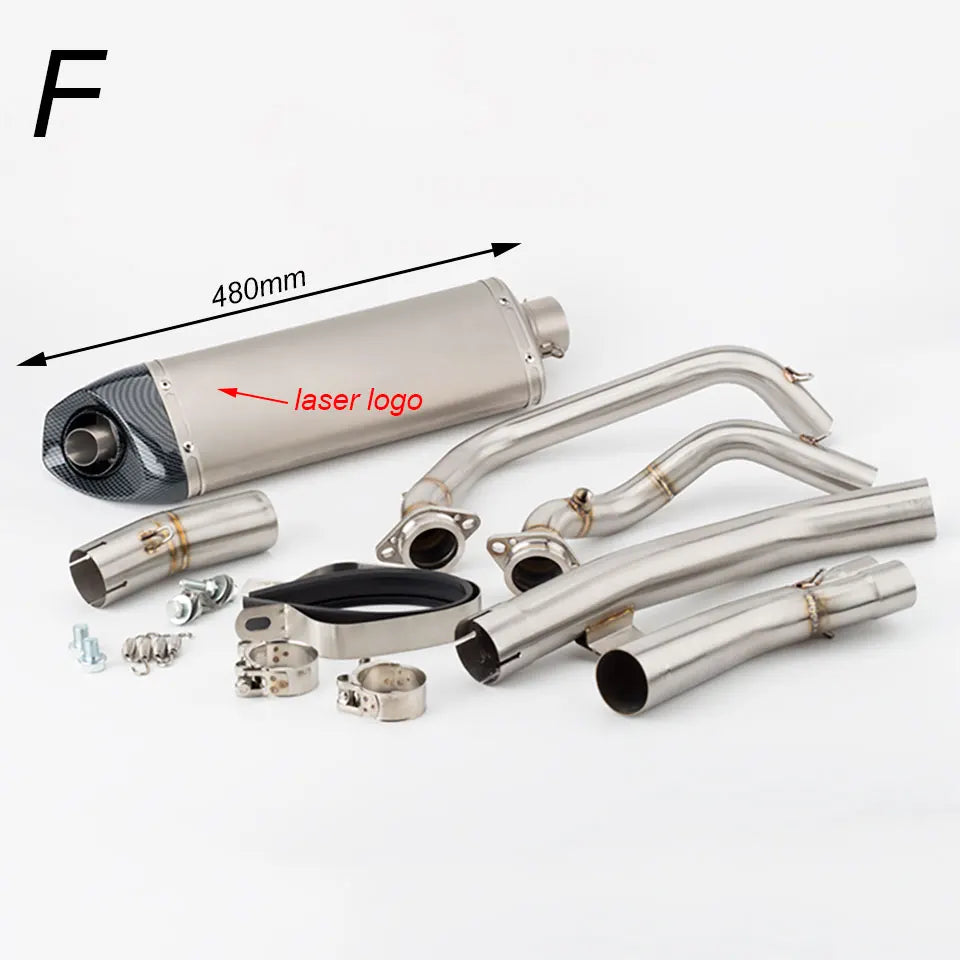 Motorcycle Exhaust full System Espace Moto Slip On for Honda Crf1100 Crf1100L Africa Twin Exhausts 2020 2021 2022 2023