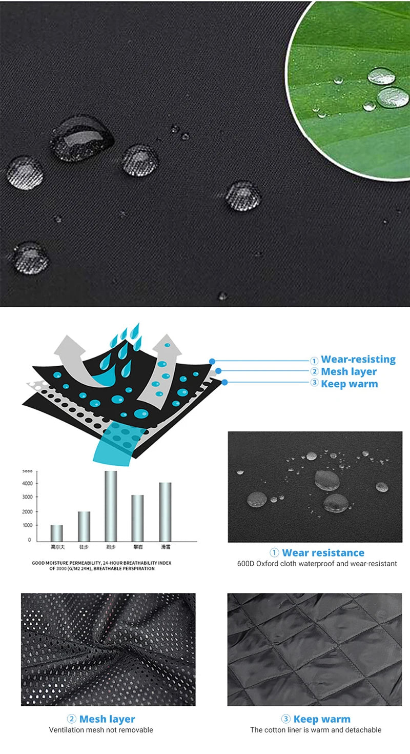 GHOST RACING Motorcycle Racing Jacket Man Waterproof Dirt Bike Pants Set With Protection Racing Suit Motocross Jacket Motor Suit