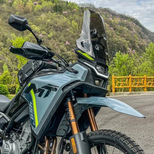 For 2024 CF MOTO 450MT Windshield 450 MT Accessories Motorcycle Front Windscreen for CFmoto MT450 Windshield MT 450 Parts