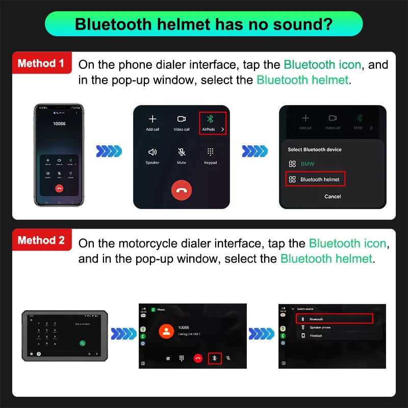 For BMW 7 Inch Portable Gps Navigation Motorcycle Navigator Wireless CarPlay Android Auto With Bluetooth Ipx7 Waterproof HD IPS