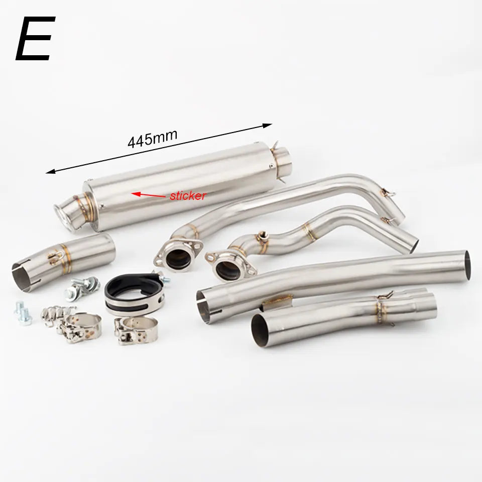 Motorcycle Exhaust full System Espace Moto Slip On for Honda Crf1100 Crf1100L Africa Twin Exhausts 2020 2021 2022 2023