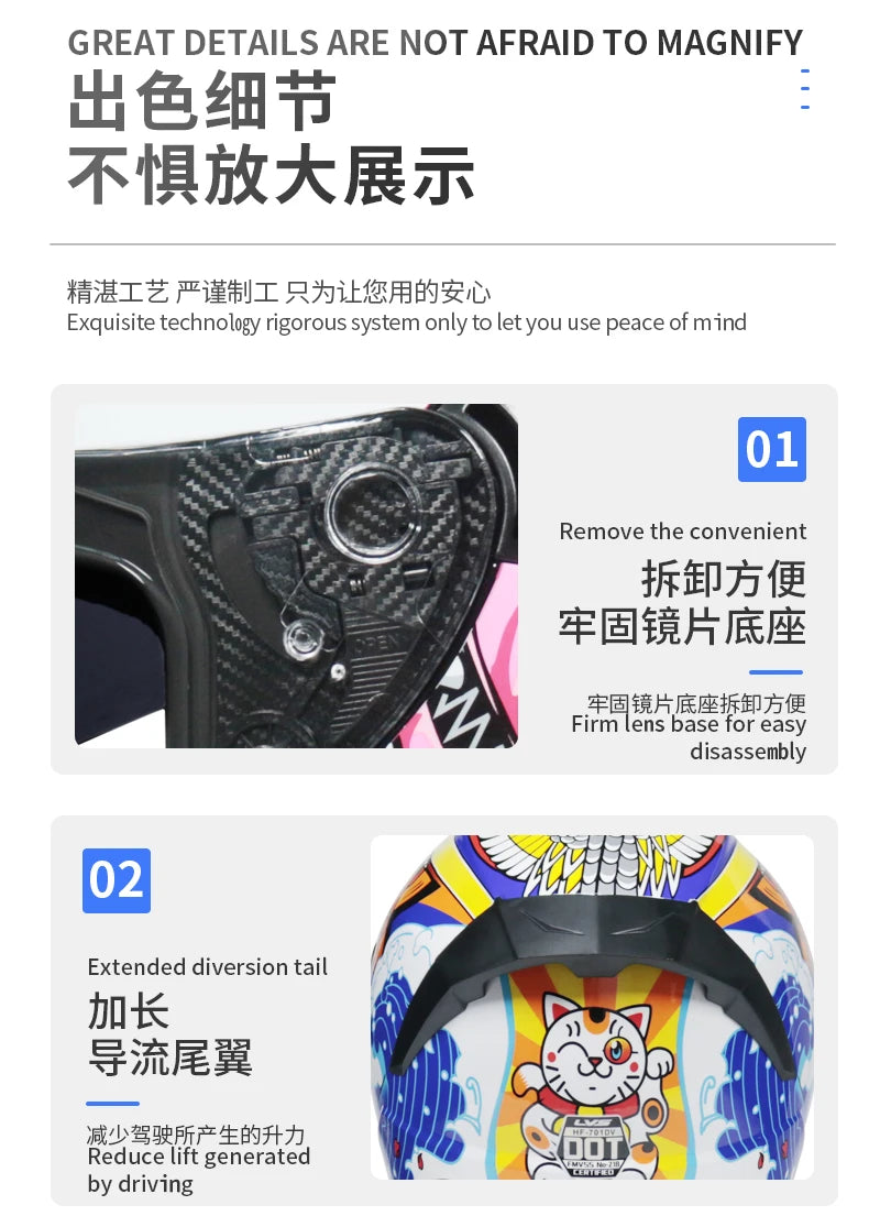 Caschi integrali da corsa invernali caldi con doppia visiera, casco da moto sportivo