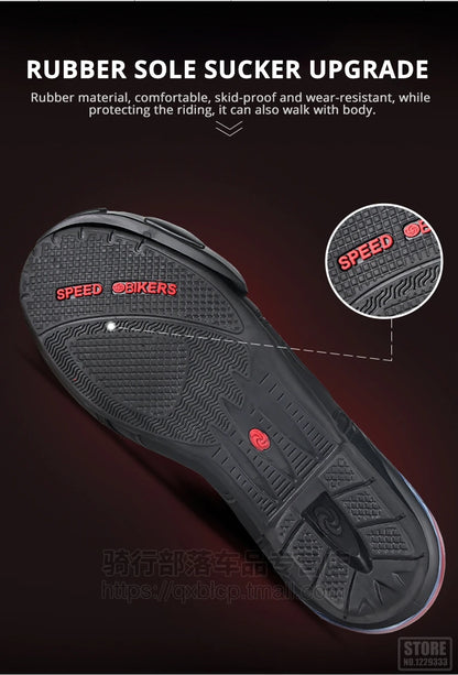 Motorcycle Long Boots Motocross Off-Road Rally Professional Racing Boots Motorbike Rider Biker Shoes Protection Equipment B1001