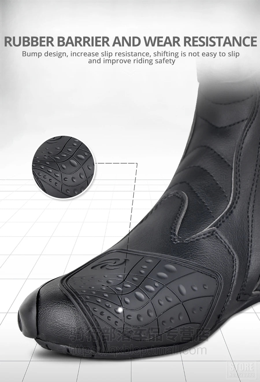 Motorcycle Long Boots Motocross Off-Road Rally Professional Racing Boots Motorbike Rider Biker Shoes Protection Equipment B1001