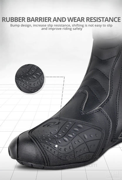Motorcycle Long Boots Motocross Off-Road Rally Professional Racing Boots Motorbike Rider Biker Shoes Protection Equipment B1001