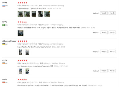 MOTOCENTRIC Waterproof Motorcycle Tail Bag Multi-functional  Durable Rear Seat Bag 37L High Capacity Rider Helmet Backpack