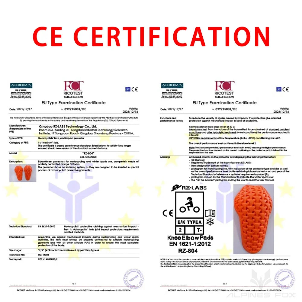 Certificati CE livello 2, protezioni per ginocchia e fianchi, protezioni per motociclisti, ginocchiere spesse