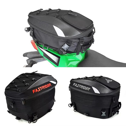 New Waterproof Motorcycle Tail Bag Multi-functional Durable Rear Motorcycle Seat Bag High Capacity Motorcycle Bag Rider Backpack