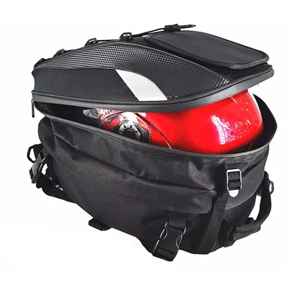 New Waterproof Motorcycle Tail Bag Multi-functional Durable Rear Motorcycle Seat Bag High Capacity Motorcycle Bag Rider Backpack
