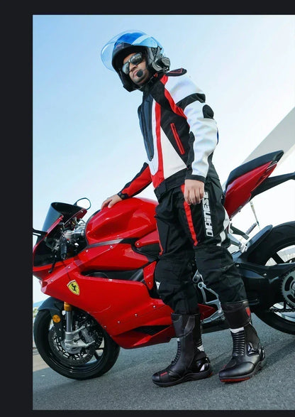 Professional Motocross Mid-Calf Long High Ankle Off-Road Racing Moto Rider Protective Shoes Men Woman Motorcycle Boots