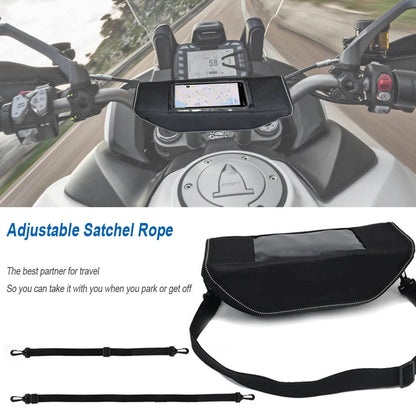 Per MV AGUSTA LXP ORIOLI Borsa porta attrezzi per accessori moto Impermeabile e Anti-polvere Comoda borsa da viaggio per manubrio