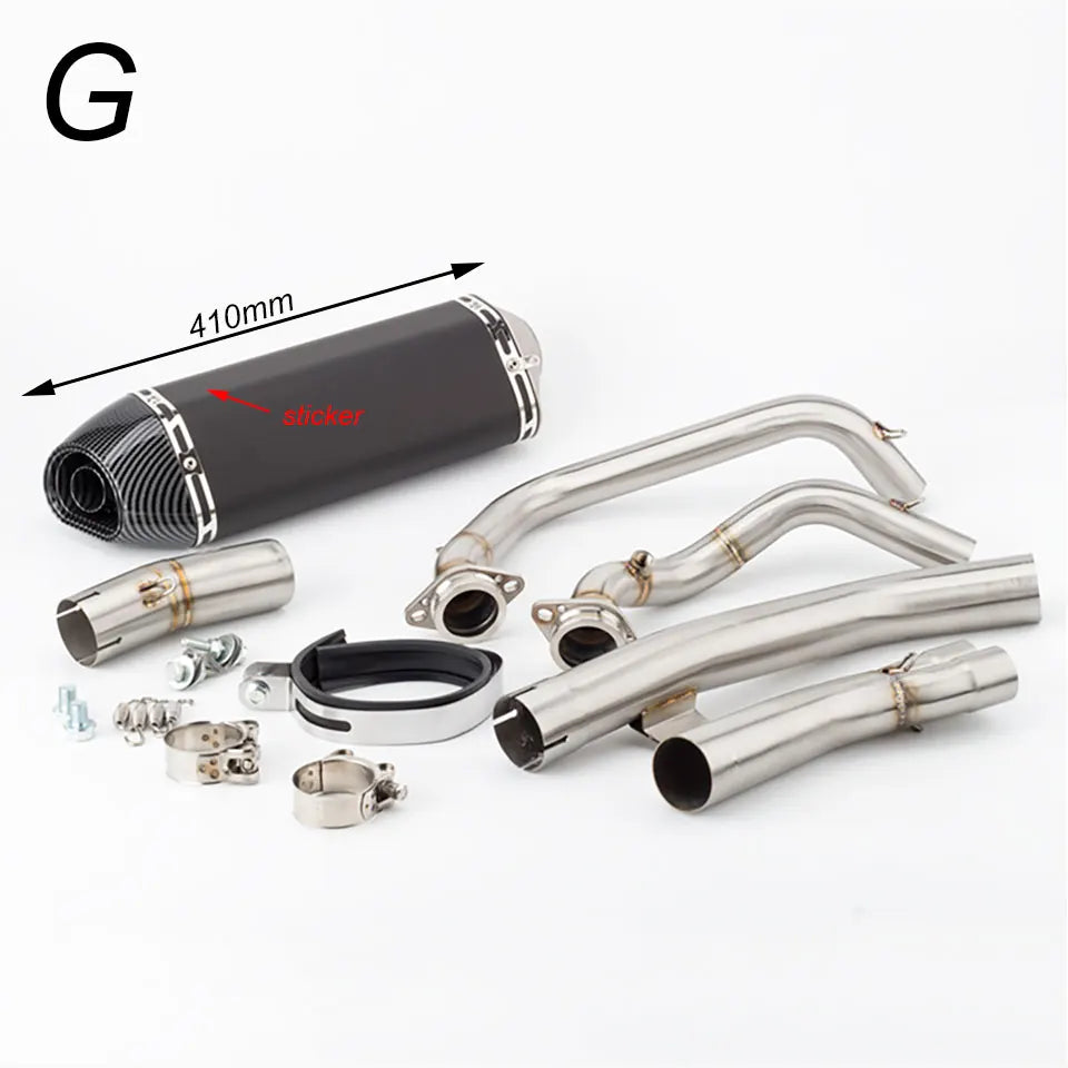 Motorcycle Exhaust full System Espace Moto Slip On for Honda Crf1100 Crf1100L Africa Twin Exhausts 2020 2021 2022 2023