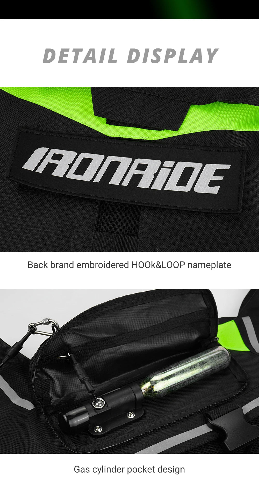 Gilet con airbag per moto, giacca protettiva per il corpo da moto, riflettente, airbag da motocross, gilet protettivo anticaduta