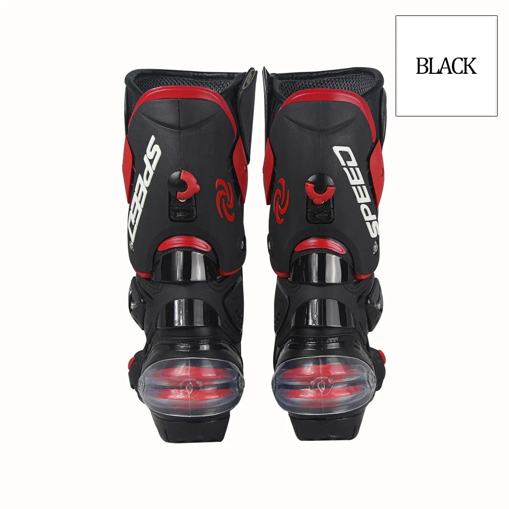 Motorcycle Long Boots Motocross Off-Road Rally Professional Racing Boots Motorbike Rider Biker Shoes Protection Equipment B1001