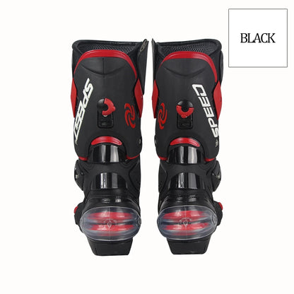 Motorcycle Long Boots Motocross Off-Road Rally Professional Racing Boots Motorbike Rider Biker Shoes Protection Equipment B1001