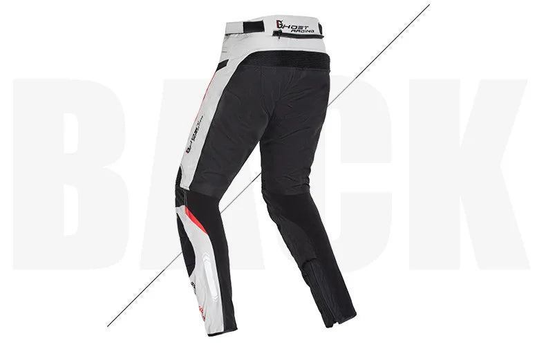 GHOST RACING Motorcycle Racing Jacket Man Waterproof Dirt Bike Pants Set With Protection Racing Suit Motocross Jacket Motor Suit