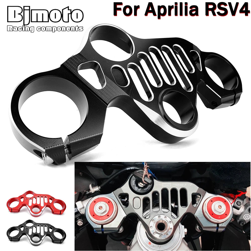 Motorcycle Top Triple Clamp For Aprilia RSV4 1100R CNC Aluminum Upper Fork Holder Panel 2021 2022 2023