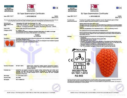 Certificati CE livello 2, protezioni per ginocchia e fianchi, protezioni per motociclisti, ginocchiere spesse