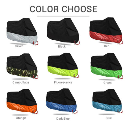 Motorcycle Cover Waterproof All Season Motorbike Cover Dustproof UV Protective Outdoor Indoor Moto Scooter Motorbike Rain Cover