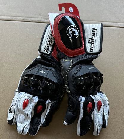 Motorcycle Gloves Afs6 Afs10 Afs18  Security Protection Windproof  Motocross Mittens Touch Screen Men's Leather Motorbike Glove