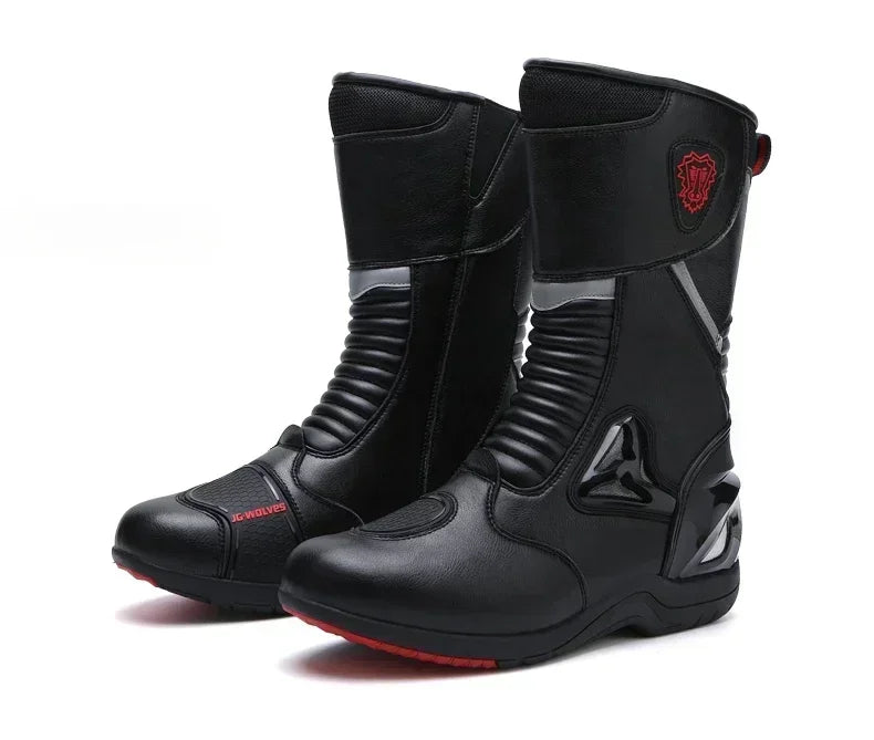 Professional Motocross Mid-Calf Long High Ankle Off-Road Racing Moto Rider Protective Shoes Men Woman Motorcycle Boots