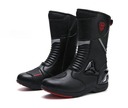 Professional Motocross Mid-Calf Long High Ankle Off-Road Racing Moto Rider Protective Shoes Men Woman Motorcycle Boots