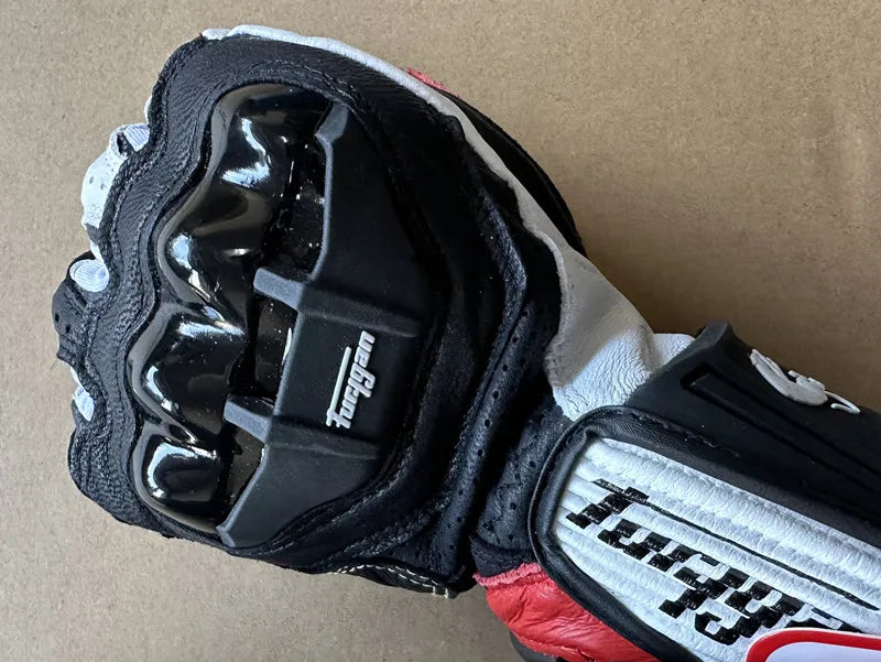 Motorcycle Gloves Afs6 Afs10 Afs18  Security Protection Windproof  Motocross Mittens Touch Screen Men's Leather Motorbike Glove