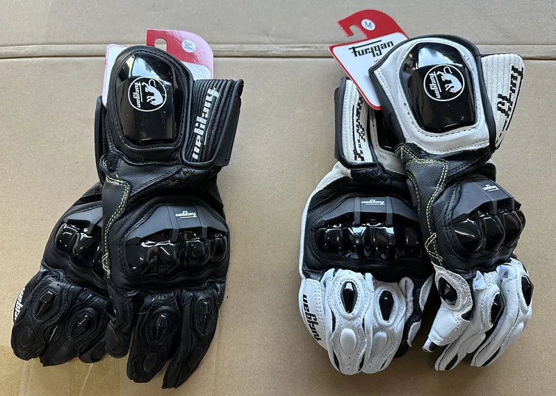 Motorcycle Gloves Afs6 Afs10 Afs18  Security Protection Windproof  Motocross Mittens Touch Screen Men's Leather Motorbike Glove