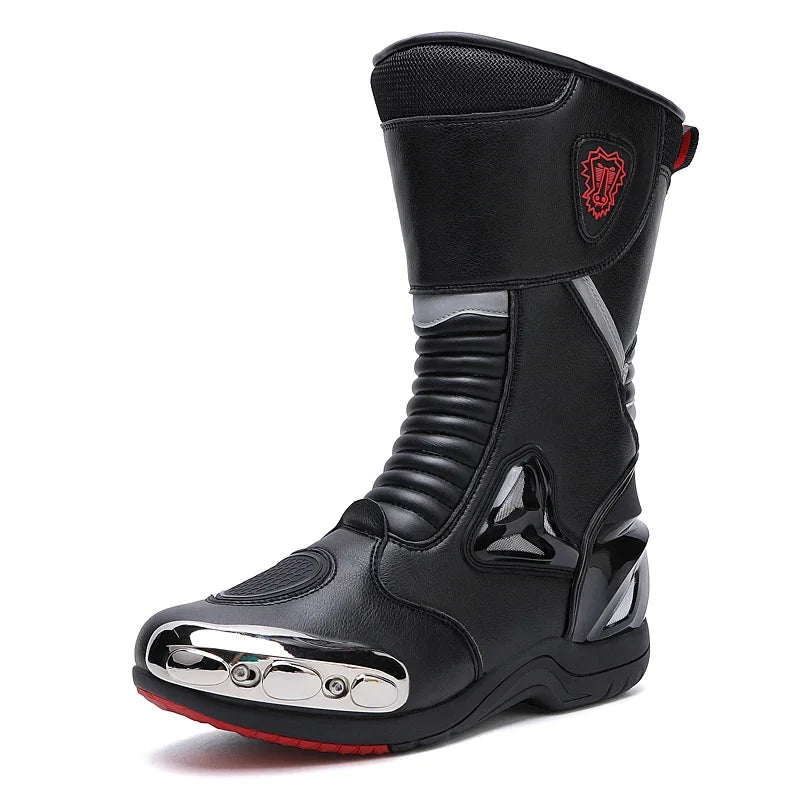 Professional Motocross Mid-Calf Long High Ankle Off-Road Racing Moto Rider Protective Shoes Men Woman Motorcycle Boots
