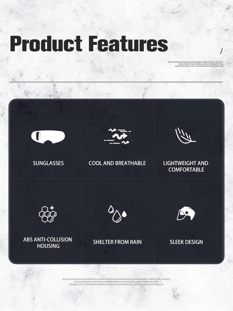 DOT Uchoose Approved Helmets Crash Motorbike Protective Gear Men Women Flip Up Helmet Motorcycle Visor Double Sun