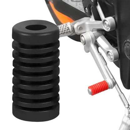 2Pc Universale Moto Cambio Cambio Leva Piede Pedale Copertura Gomma Moto Start Foot Pegs Pad Accessori Moto