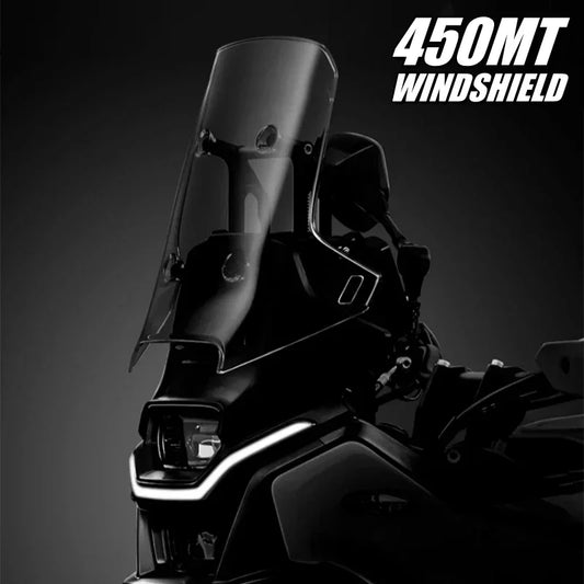For 2024 CF MOTO 450MT Windshield 450 MT Accessories Motorcycle Front Windscreen for CFmoto MT450 Windshield MT 450 Parts