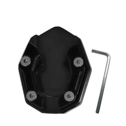 Scooter Motorbike Accessories Extension Foot Pad Support Plate Aluminum Alloy Motorcycle Bike Kickstand Extender Foot Side Stand