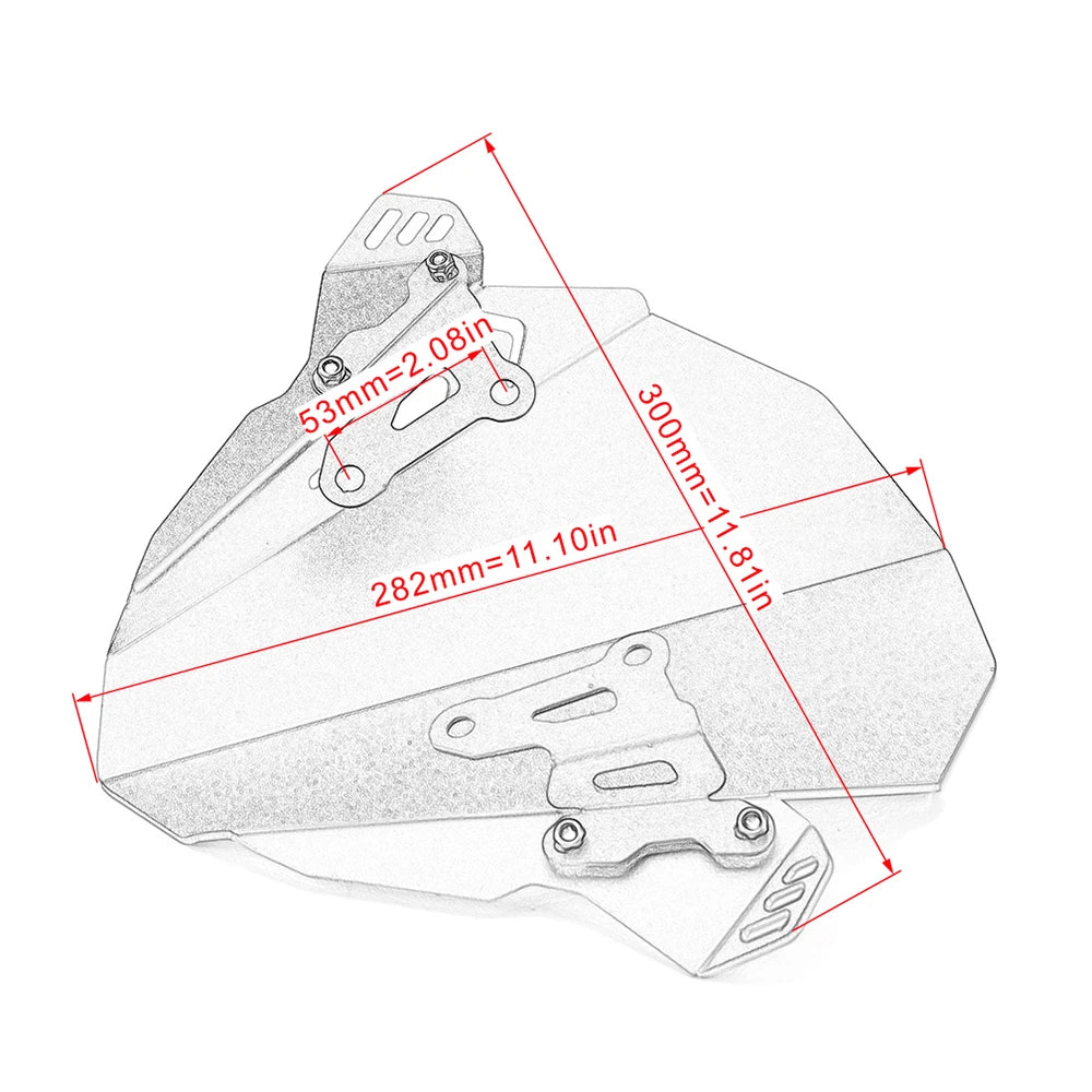 MT FZ 09 Motorcycle Windshield Windscreen For Yamaha MT09 MT-09 FZ09 FZ-09 2017 2018 2019 2020