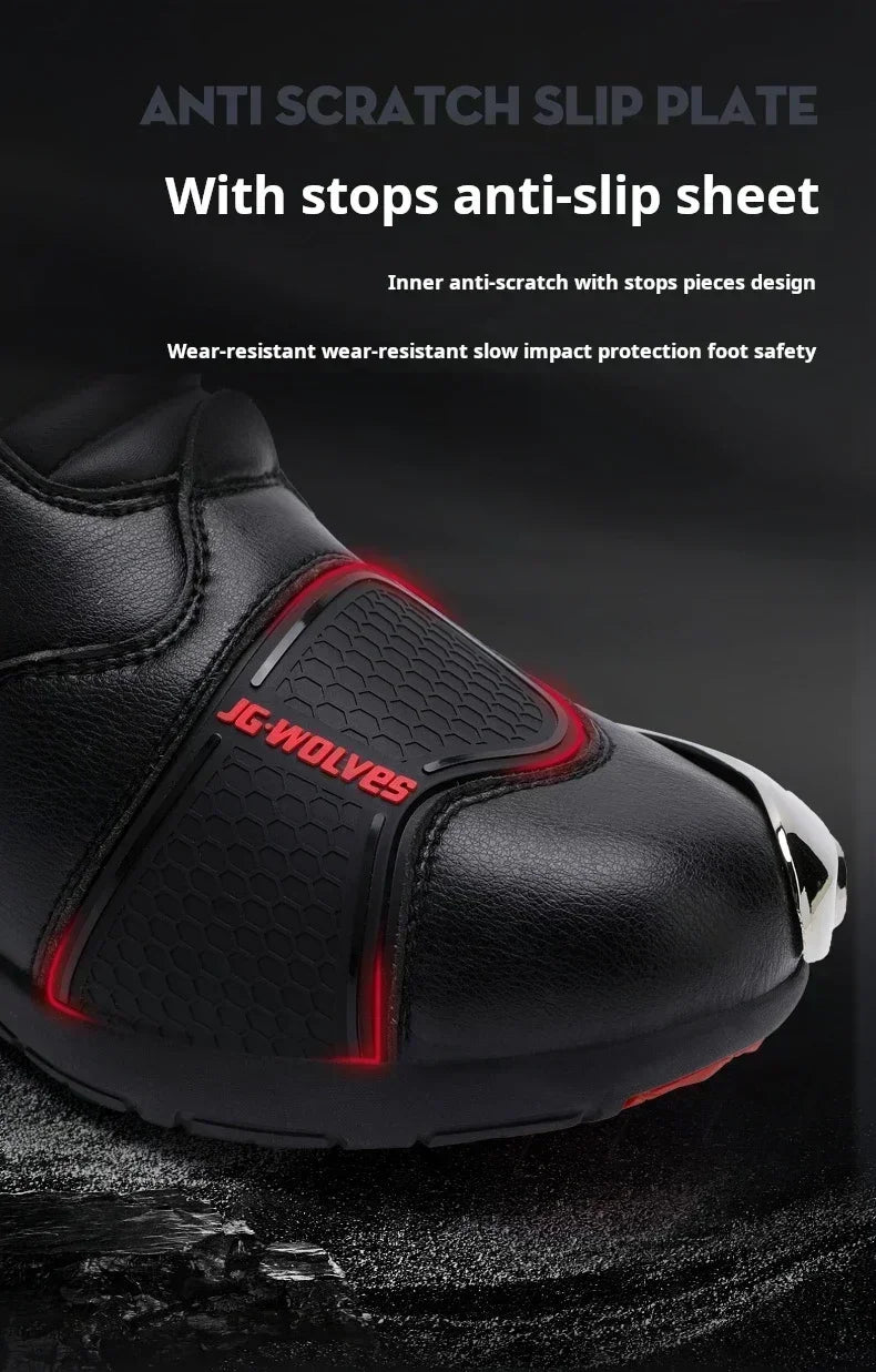 Professional Motocross Mid-Calf Long High Ankle Off-Road Racing Moto Rider Protective Shoes Men Woman Motorcycle Boots
