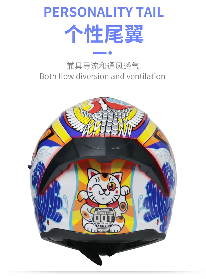 Caschi integrali da corsa invernali caldi con doppia visiera, casco da moto sportivo