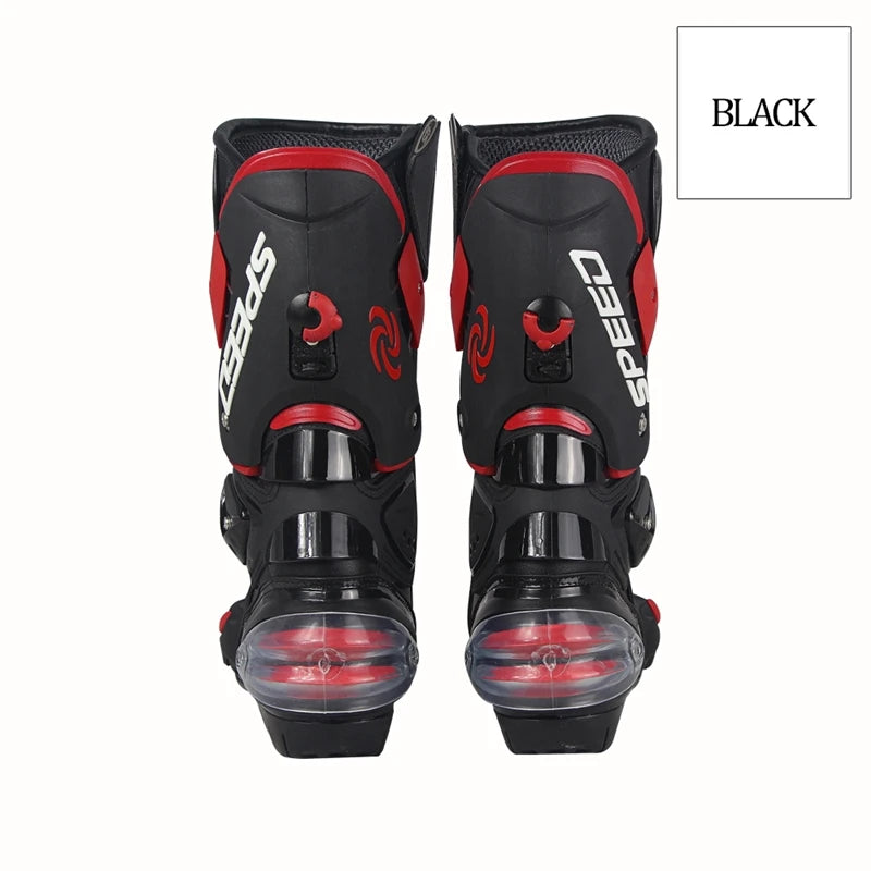 Motorcycle Long Boots Motocross Off-Road Rally Professional Racing Boots Motorbike Rider Biker Shoes Protection Equipment B1001