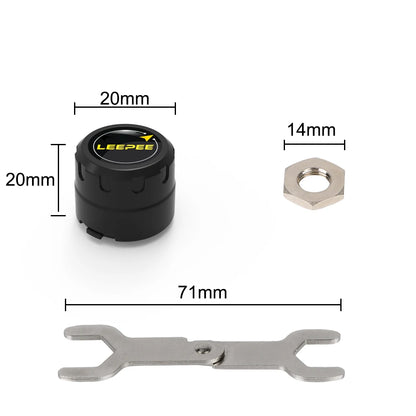 Motorcycle TPMS 2 Sensors Bluetooth 4.0 5.0 Tire Pressure Monitoring System Pit Bike Tyre Tester Diagnostic Set Moto Accessories