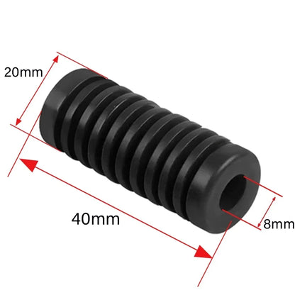 2Pc Universale Moto Cambio Cambio Leva Piede Pedale Copertura Gomma Moto Start Foot Pegs Pad Accessori Moto