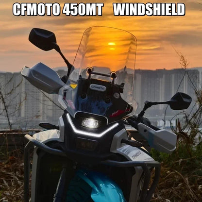 For 2024 CF MOTO 450MT Windshield 450 MT Accessories Motorcycle Front Windscreen for CFmoto MT450 Windshield MT 450 Parts