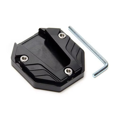 Scooter Motorbike Accessories Extension Foot Pad Support Plate Aluminum Alloy Motorcycle Bike Kickstand Extender Foot Side Stand
