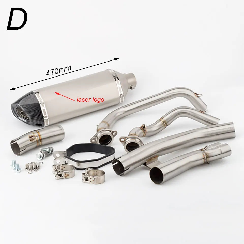Motorcycle Exhaust full System Espace Moto Slip On for Honda Crf1100 Crf1100L Africa Twin Exhausts 2020 2021 2022 2023