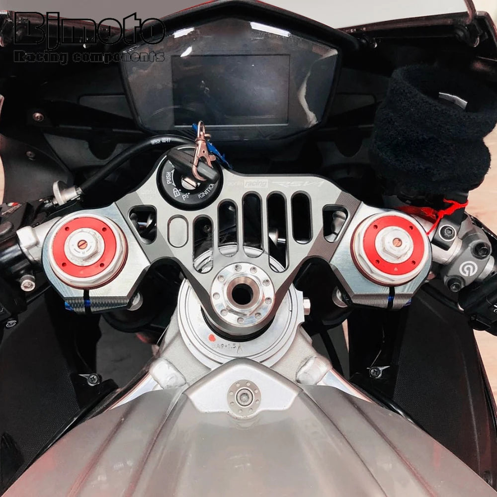 Motorcycle Top Triple Clamp For Aprilia RSV4 1100R CNC Aluminum Upper Fork Holder Panel 2021 2022 2023